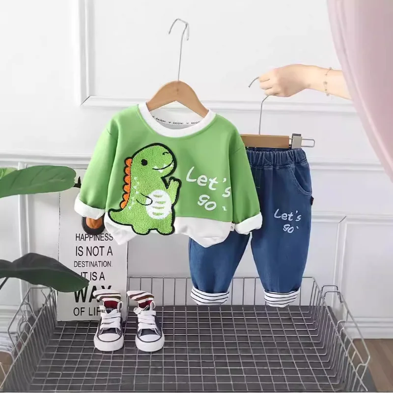 Chándal de algodón suave para bebé unisex - imagen 4