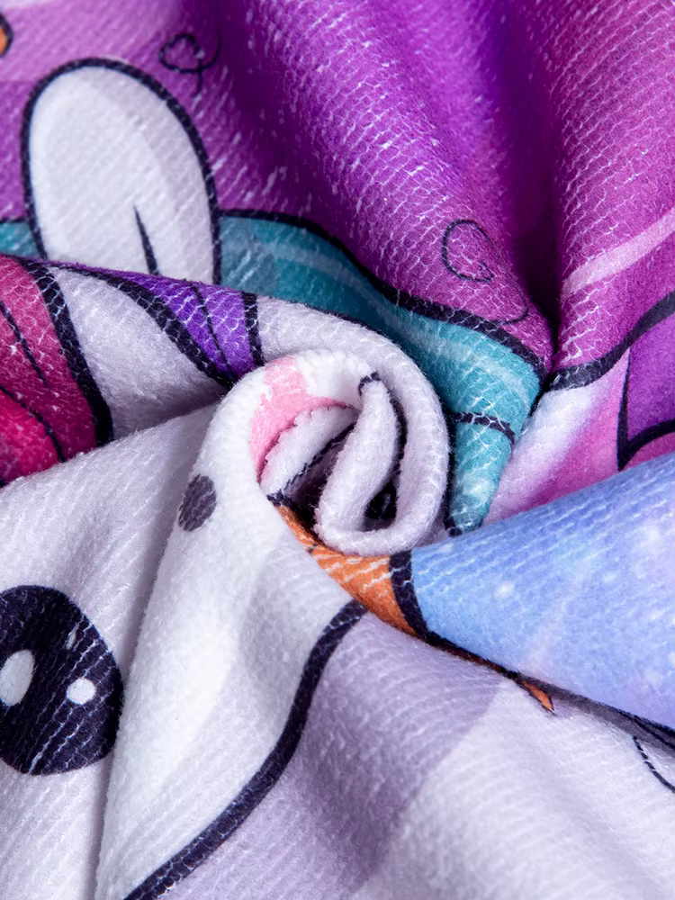 Toalla de baño con capucha infantil unicornio suave - imagen 5