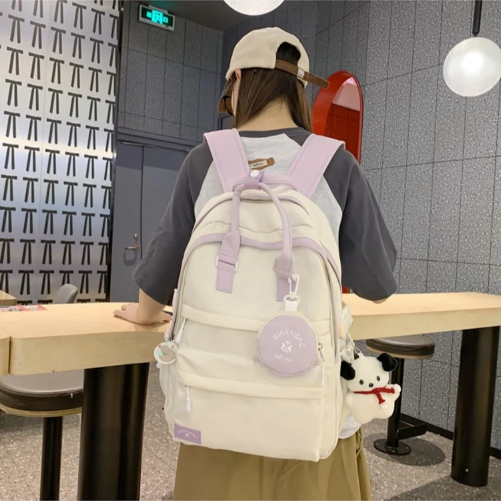 Mochila escolar juvenil con múltiples bolsillos para libros - imagen 3