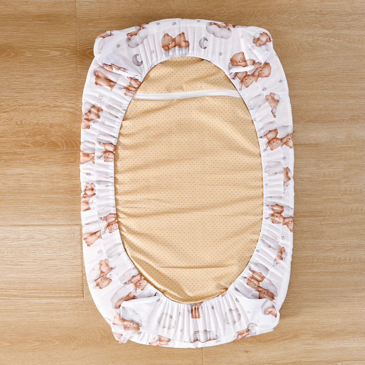 Elinfant Sábana ajustable para cuna – Funda de colchón suave - imagen 2
