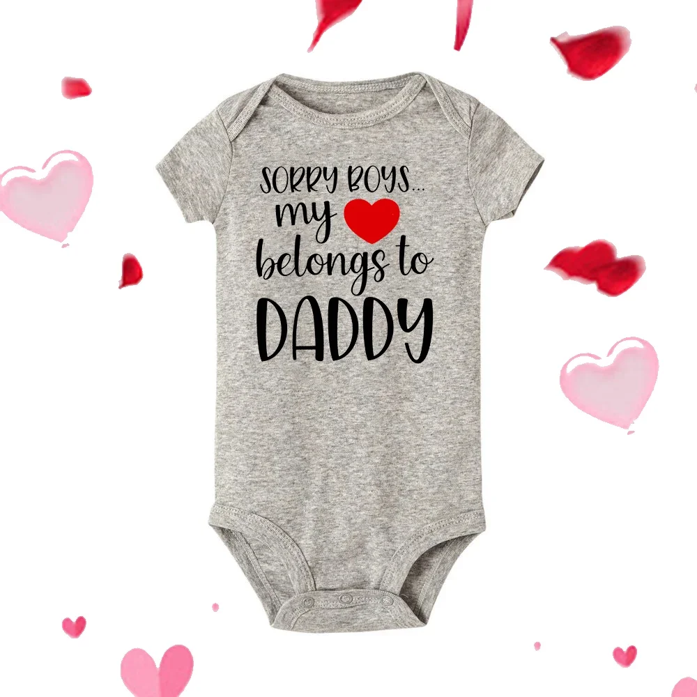 Body para bebé recién nacido – Sorry Boys My Heart – Regalo San Valentín papá - imagen 2