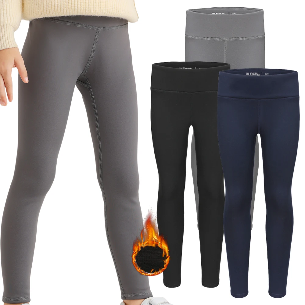 Leggings térmicos forro polar para niña – Cálidos invierno