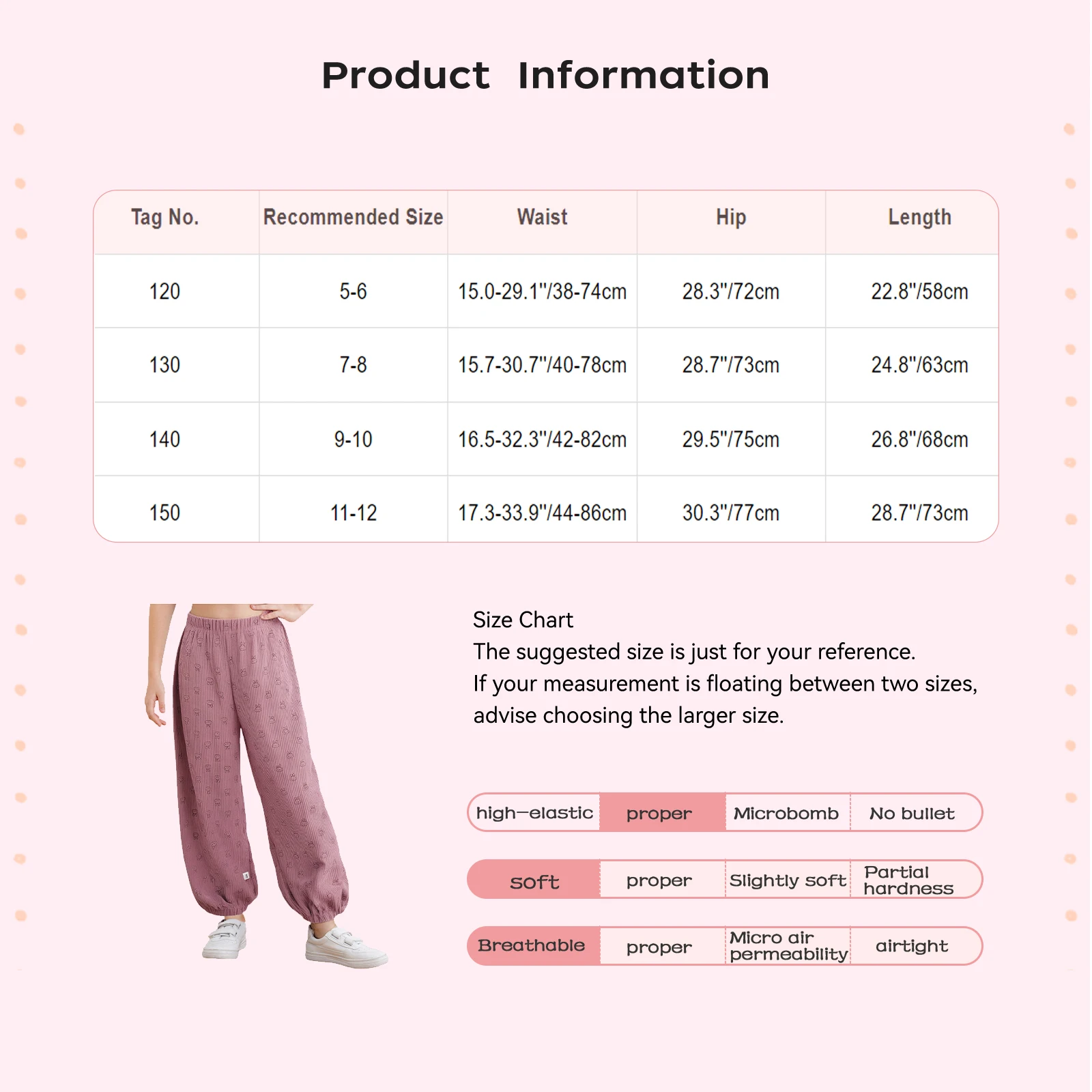 Pantalones harem de pana acanalada para niñas – cintura elástica - imagen 4