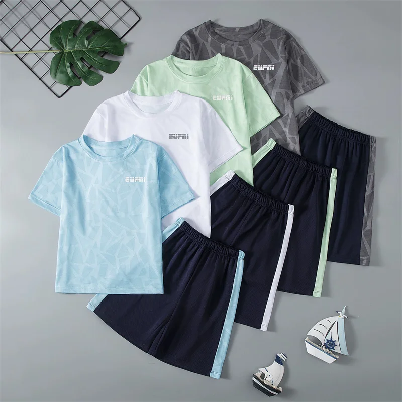 Conjunto deportivo niño de verano – camiseta y pantalón corto