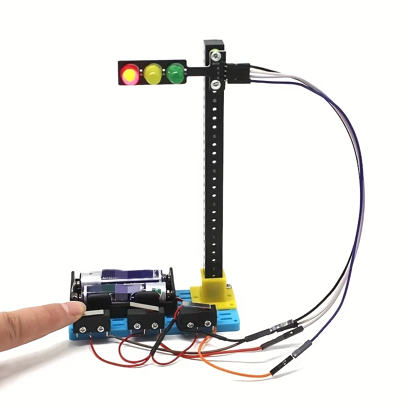 Juguete de semáforo educativo para niños con luz de freno tráfico - imagen 2