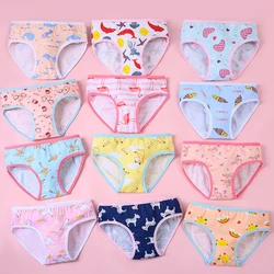 Ropa interior de algodón para niños y niñas con dibujos animados