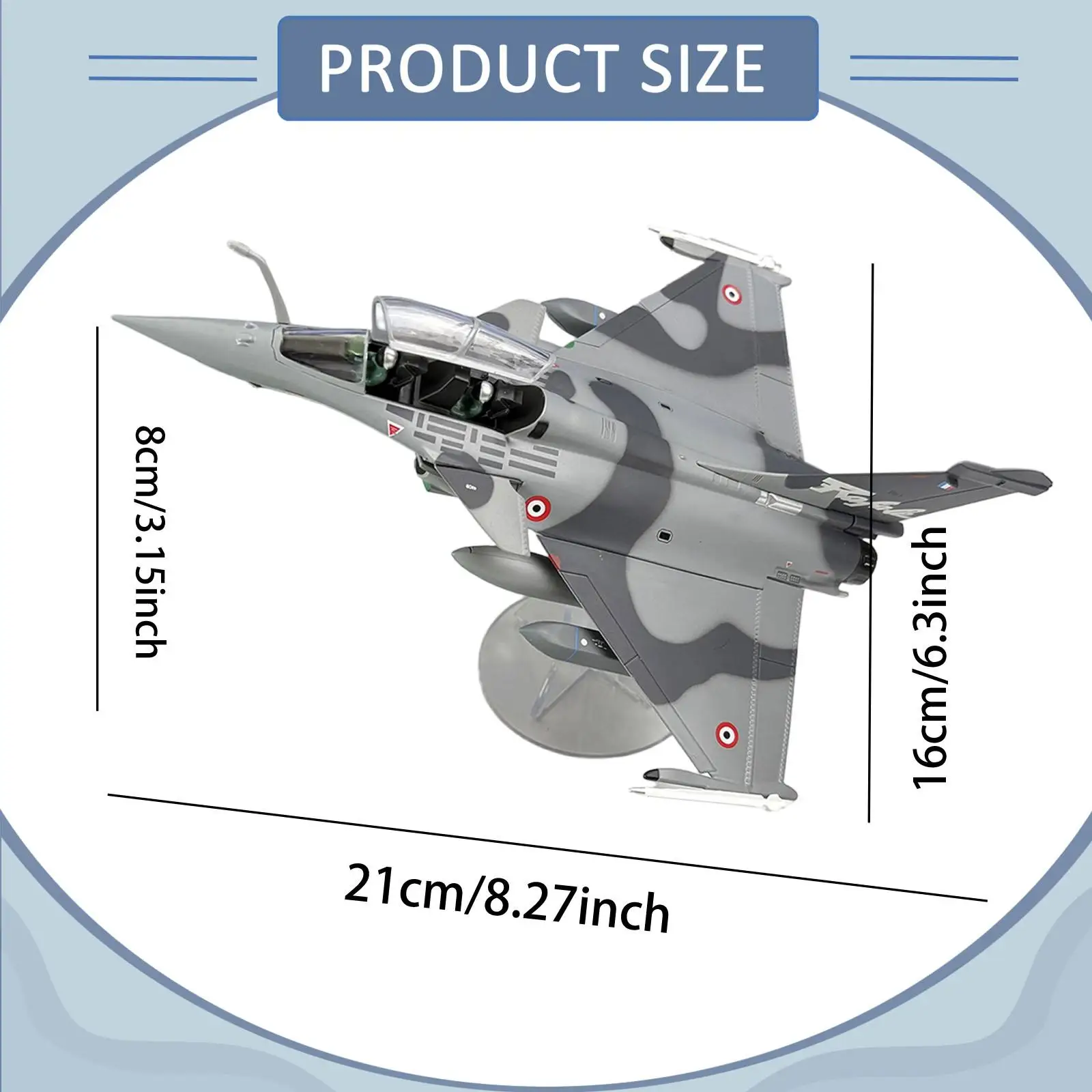 Modelo de avión de combate de fundición a presión para colección - imagen 4