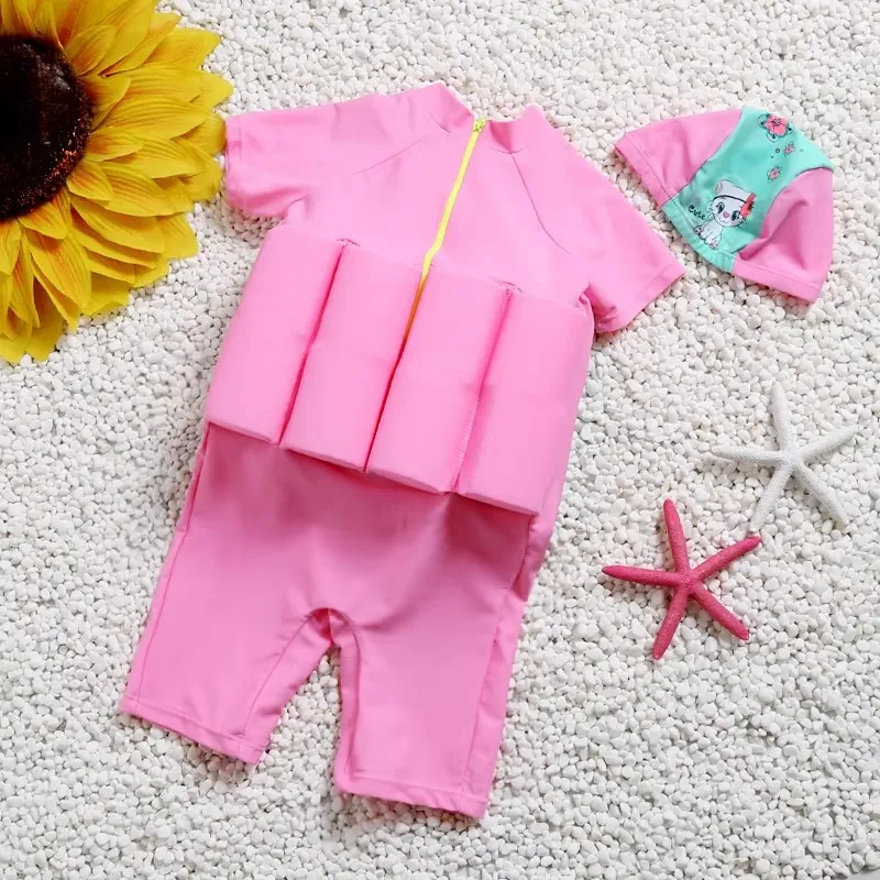 Traje de baño con flotabilidad de una pieza para niña - imagen 3