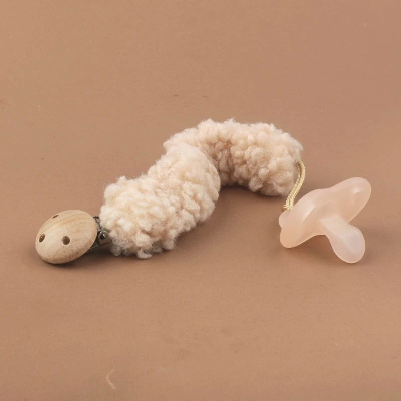Cadena portachupetes de algodón – Clip masticable para bebé - imagen 4