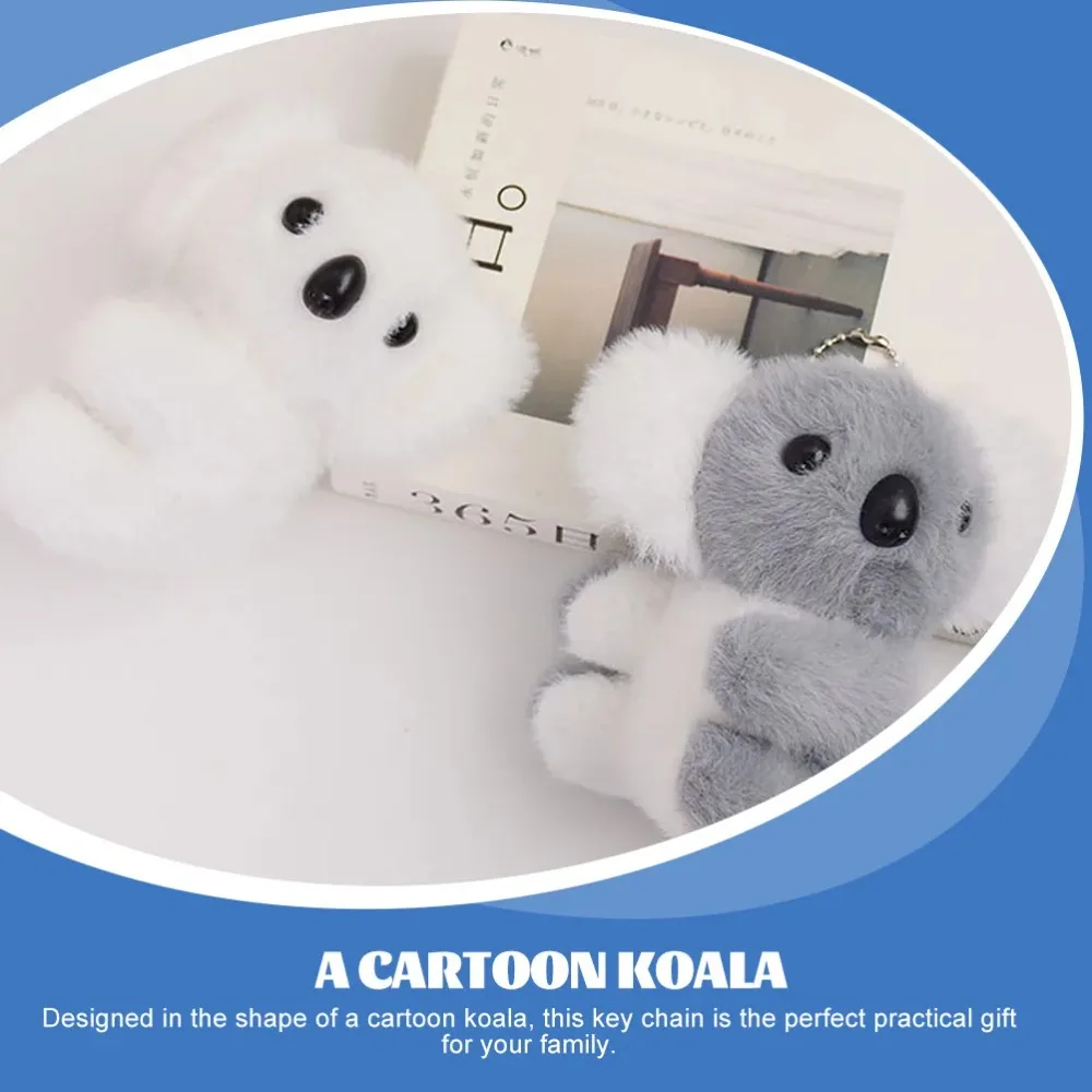 Mini koala de peluche con llavero suave, ideal para regalar a niños
