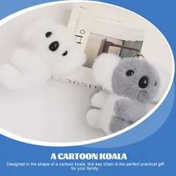 Mini koala de peluche con llavero suave, ideal para regalar a niños