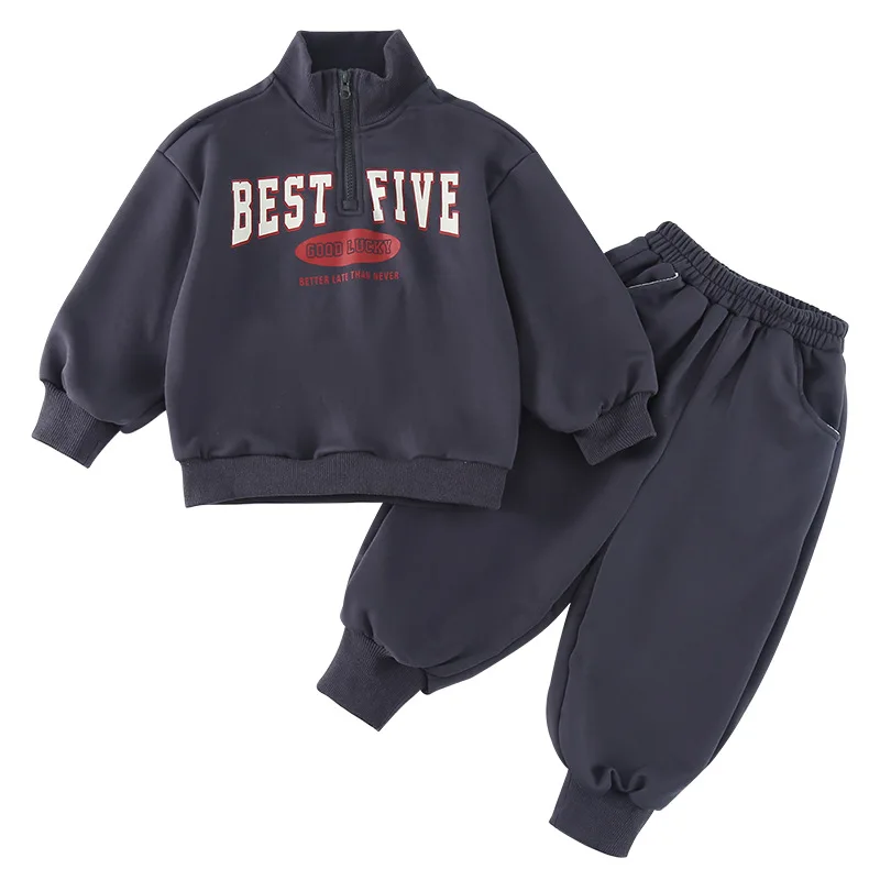 Conjunto de niña de sudadera deportiva con pantalón de otoño - imagen 2
