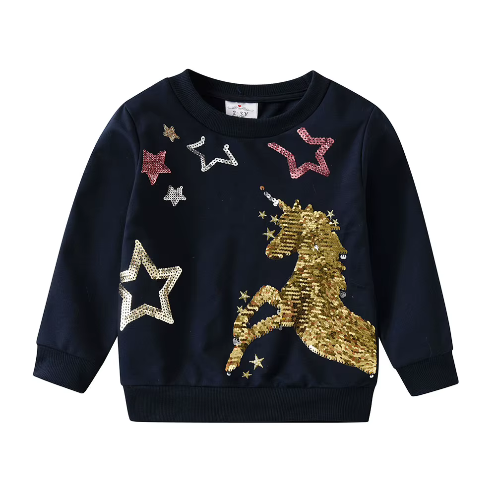 DXTON sudadera de niña unicornio para invierno - imagen 2