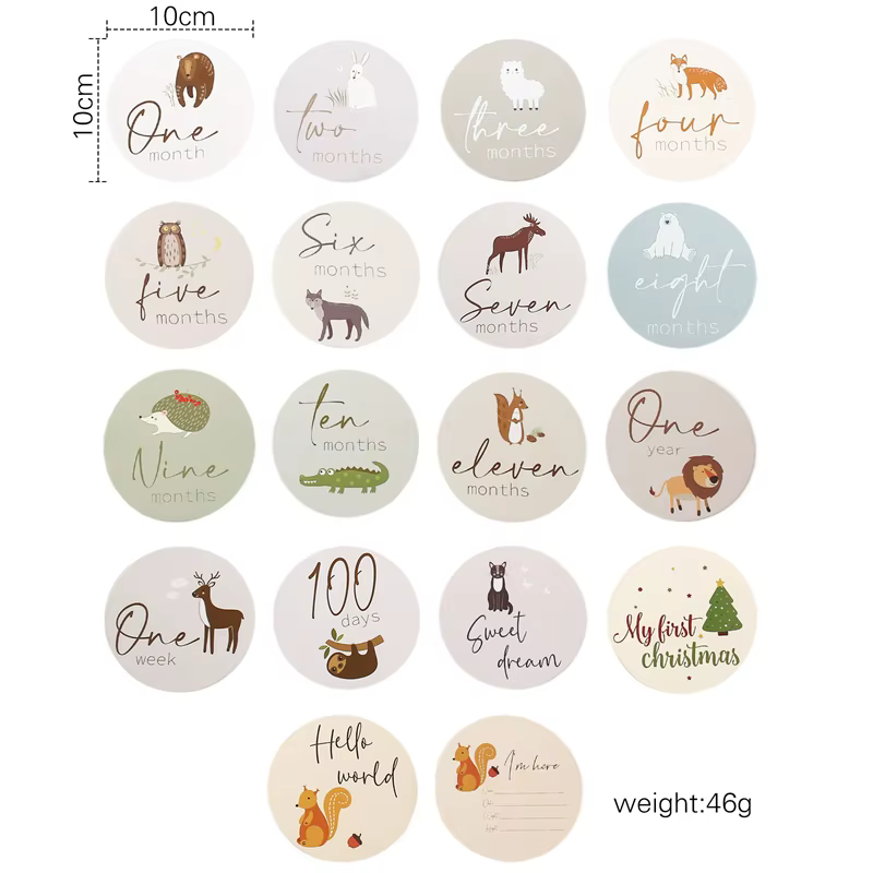 Tarjetas de papel para bebé primer año – Recuerdo y fotografía - imagen 5