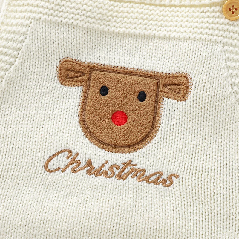 Monos navideños de punto para bebé recién nacido - imagen 3