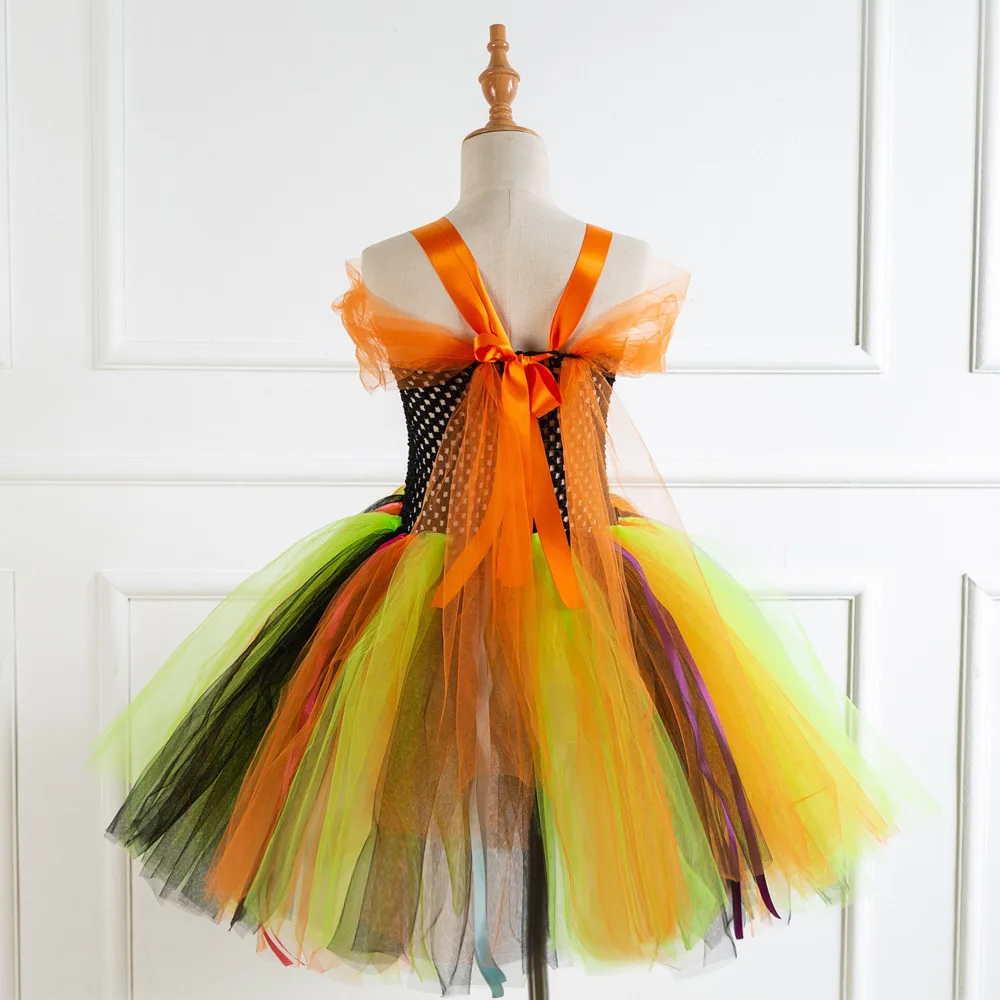 Vestido de fiesta princesa malla para bebé – lujo escolar - imagen 2