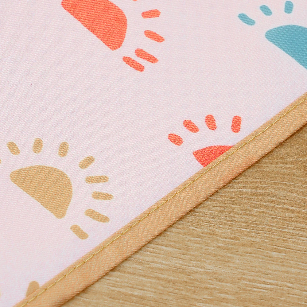 HappyFlute Alfombrilla antideslizante para niños 110x110 cm Impermeable - imagen 4