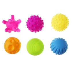 Bolas sensoriales blandas para bebés – Juguetes Montessori texturizados