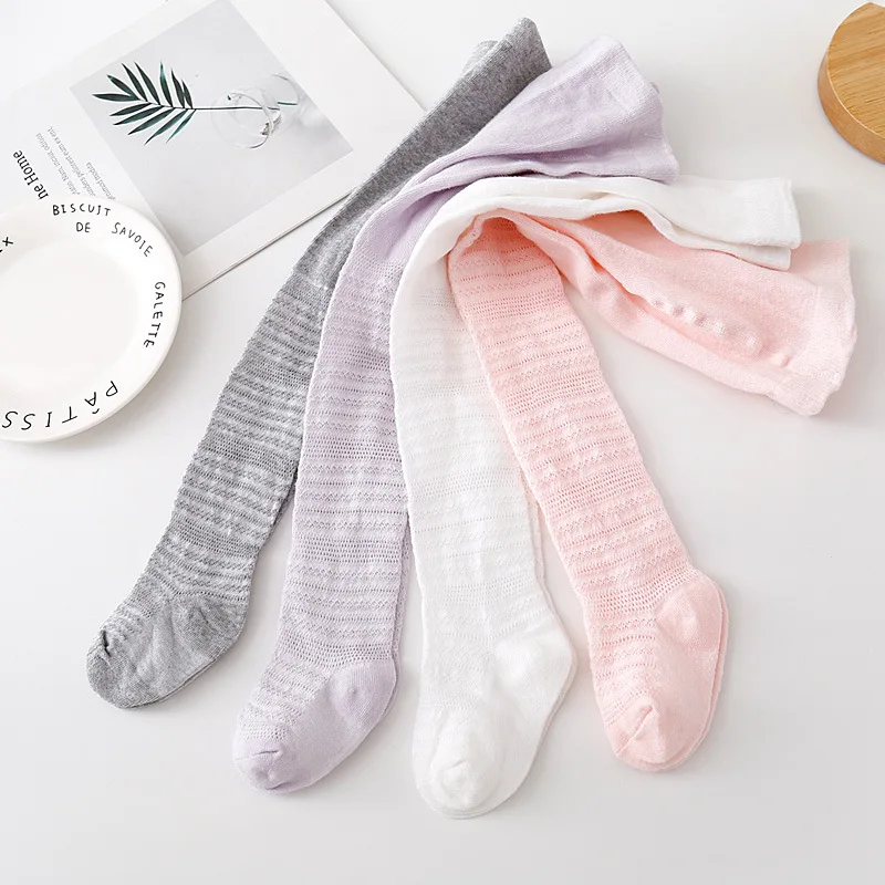 Pantimedias finas de malla para niñas – Medias de verano - imagen 3