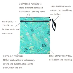 Bolsa de pañales tela Oxford impermeable y multifuncional