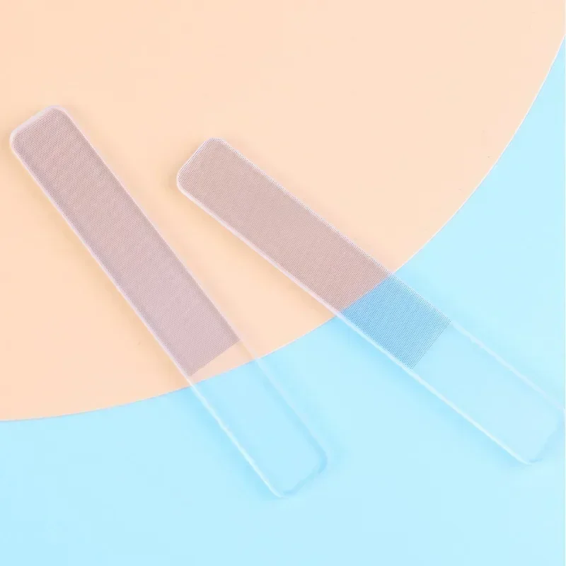 Lima de uñas de vidrio transparente profesional para pulir y rectificar - imagen 5