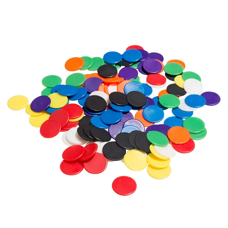 Fichas de plástico transparentes para juegos educativos y bingo - imagen 4