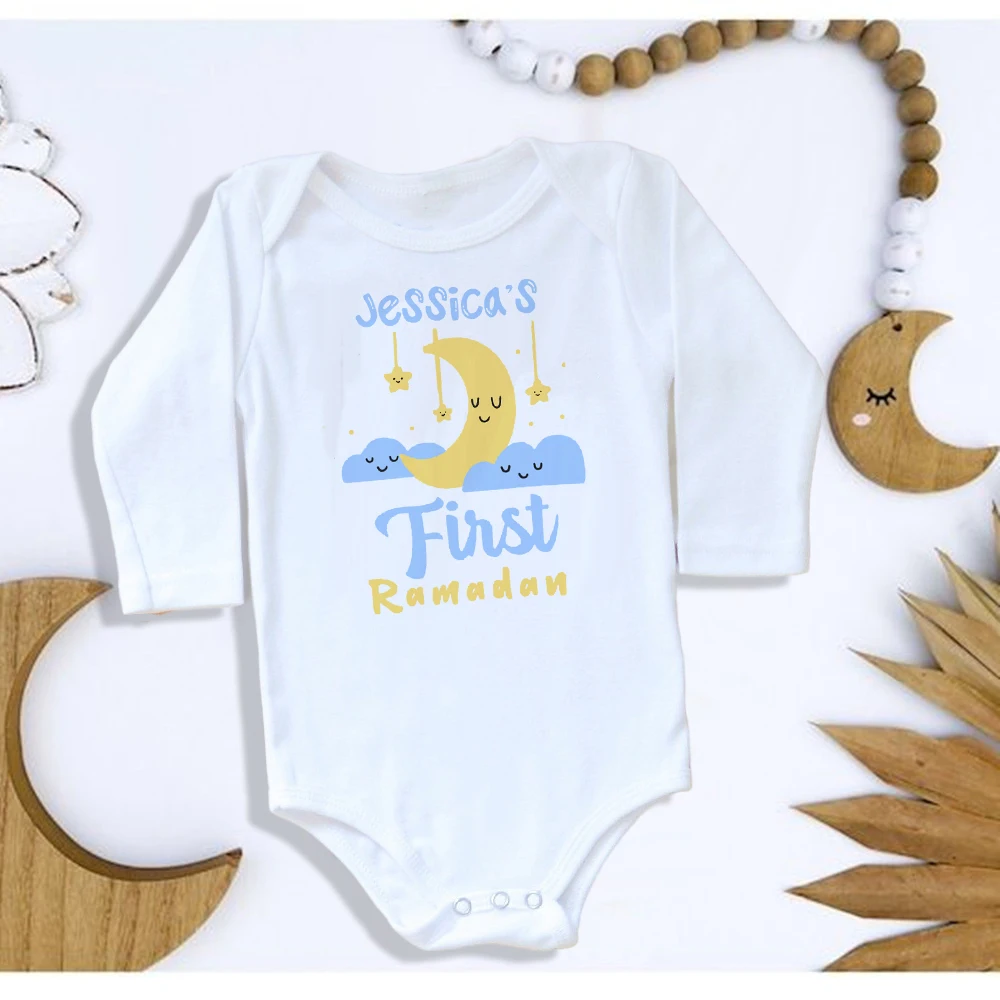Pelele personalizado Eid Ramadán para bebé – Manga larga cómoda - imagen 5