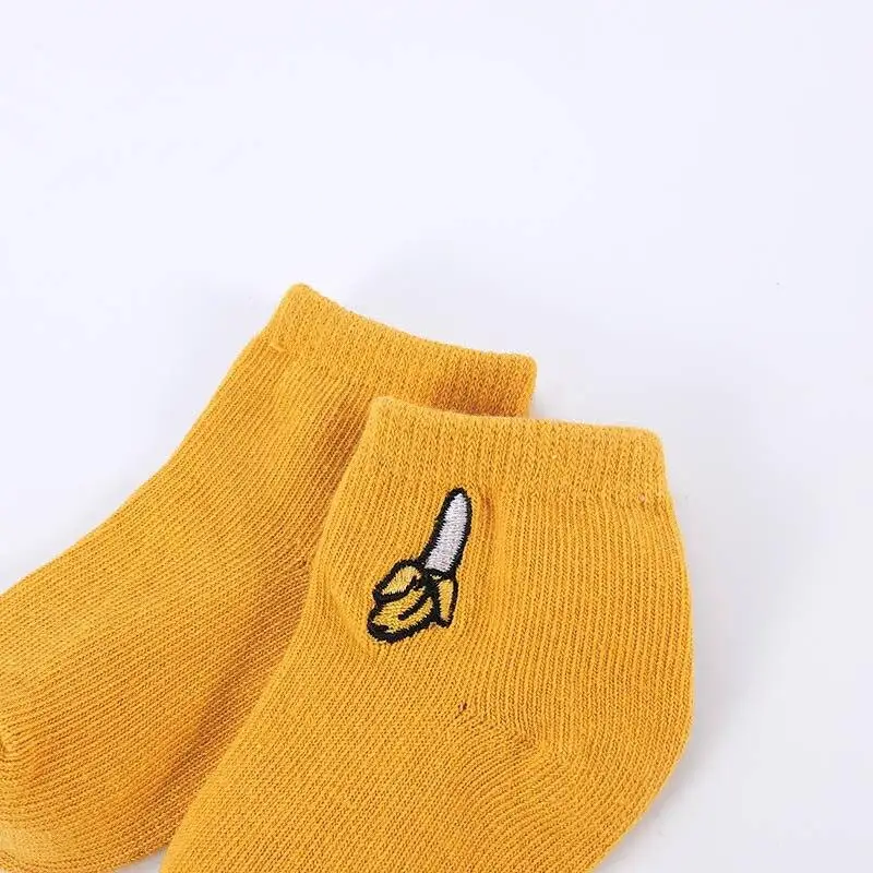 Calcetines de algodón para recién nacido con estampado de cerezas - imagen 2