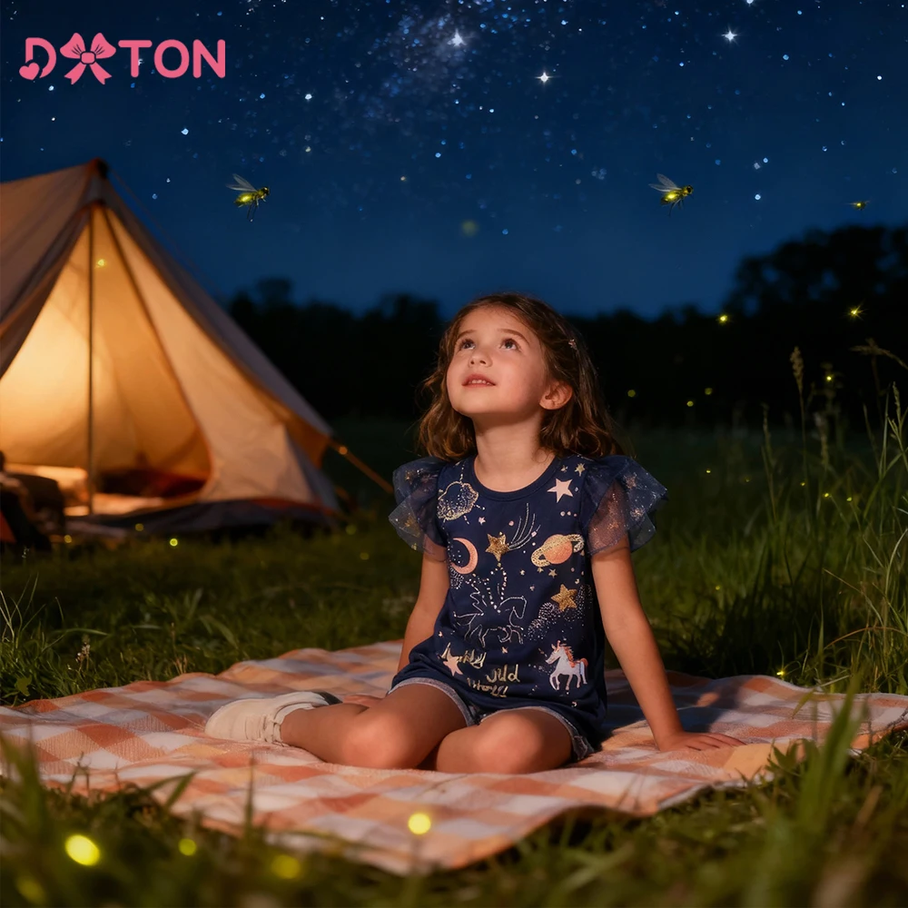 DXTON Camiseta de tirantes de algodón para niña – Ideal verano - imagen 2