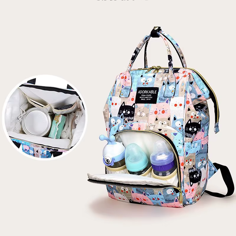 Bolsa organizadora para cochecito con bolsillo isotérmico - imagen 4