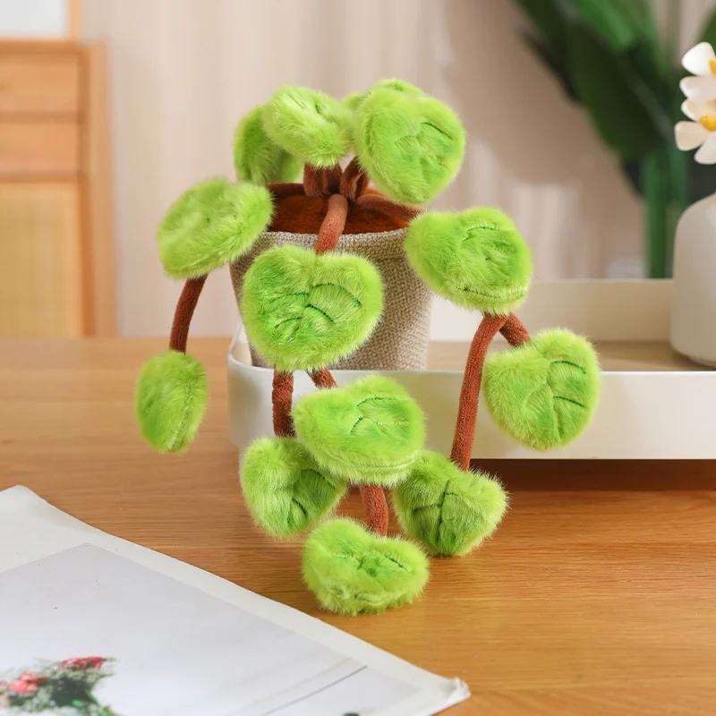 Detalle de hojas de peluche