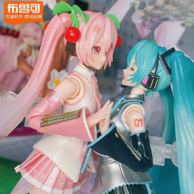 Blokees Hatsune Miku figura de anime para armar en PVC, regalo - imagen 4