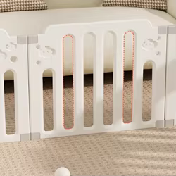 Puerta de seguridad para bebés con diseño anticaída y tapete grueso