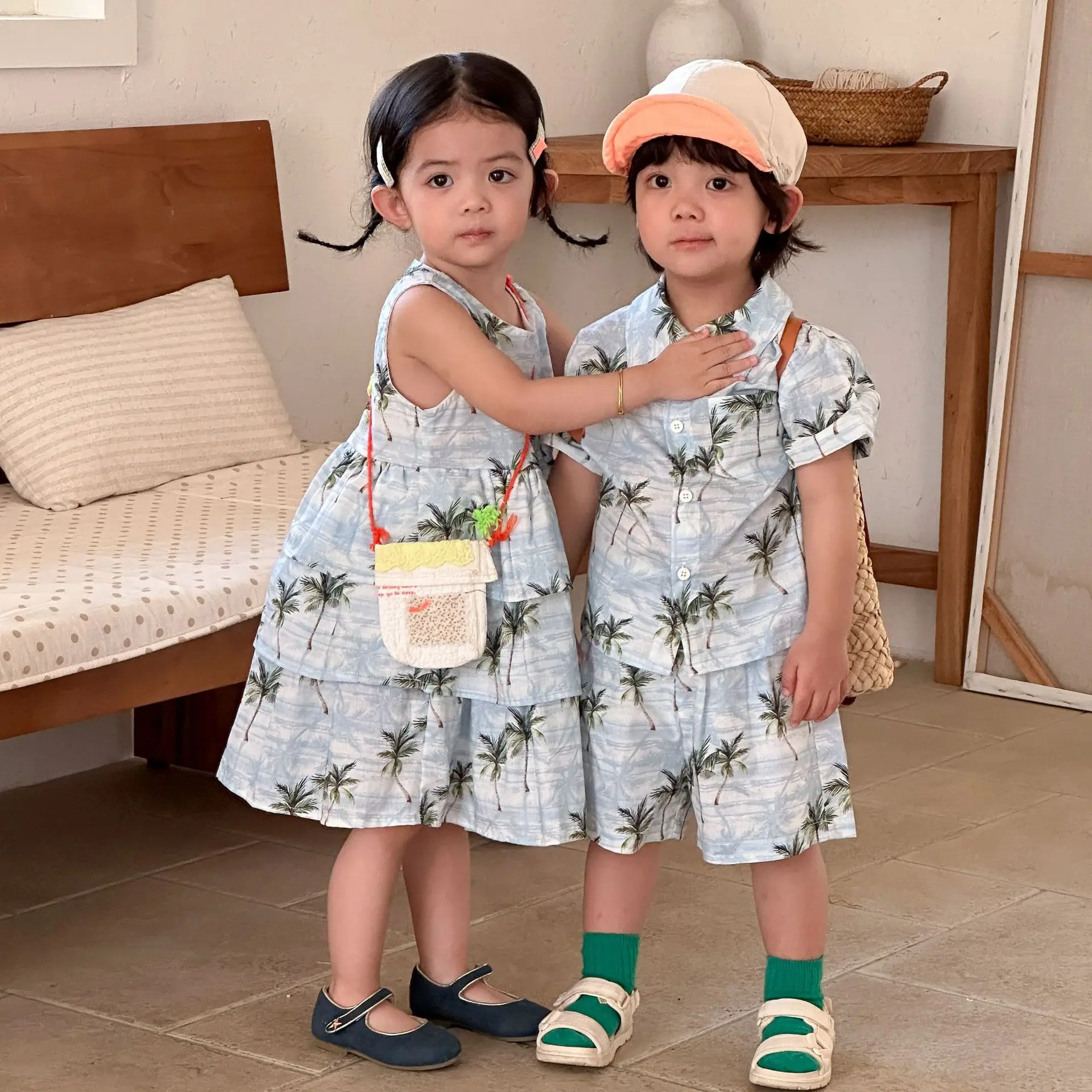 Conjunto de verano infantil: camiseta y pantalón corto de vacaciones - imagen 5