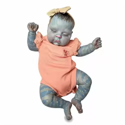 NPK muñeca reborn realista de melocotón que brilla en la oscuridad