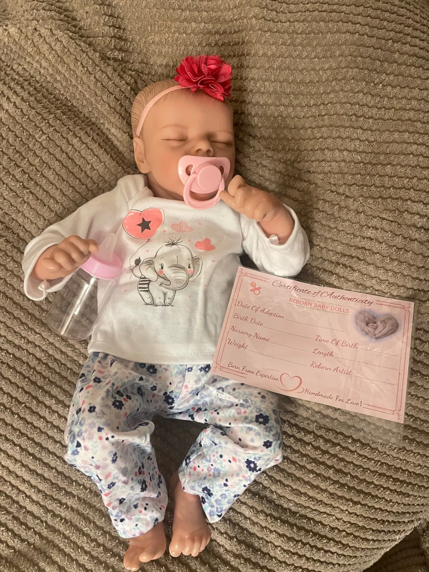 Muñeca Reborn con ropa completa