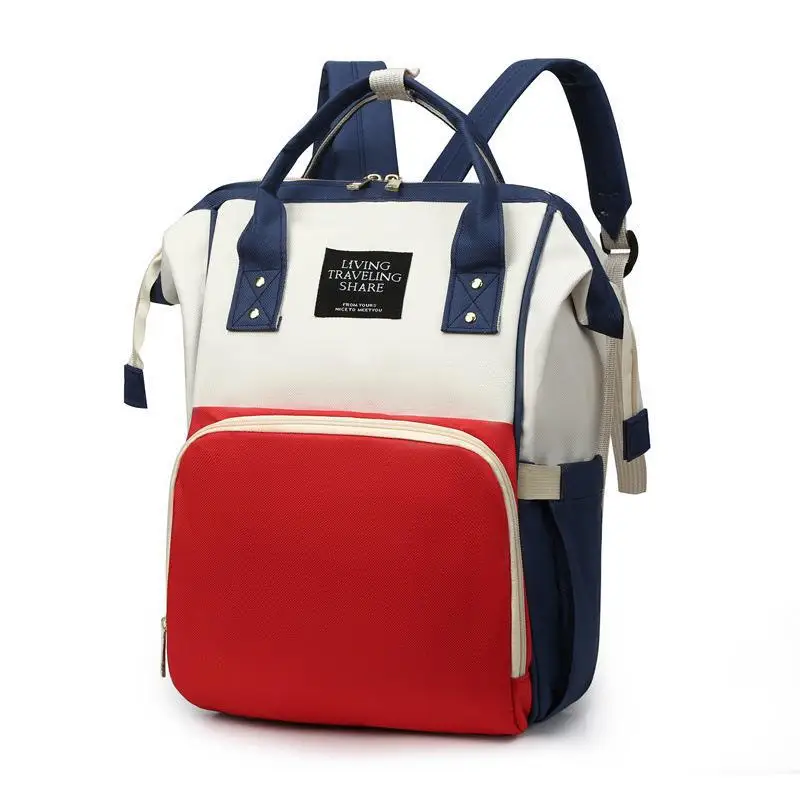 Bolsa de mamá impermeable multiusos con separación seco y húmedo