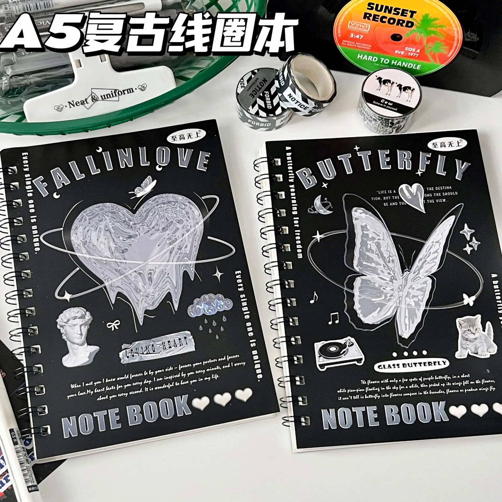 Cuaderno abierto mostrando las hojas