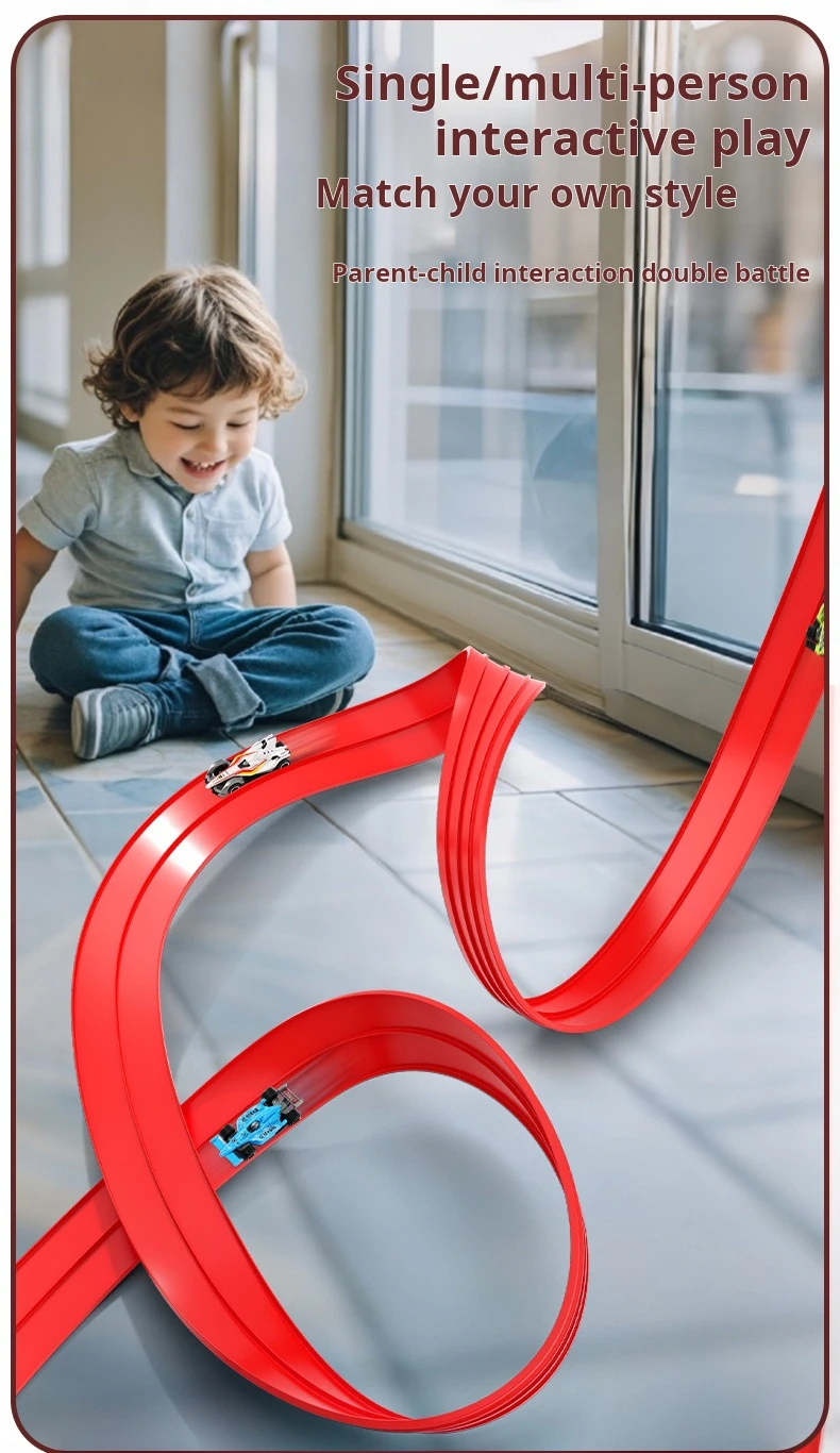 Circuito flexible con curvas