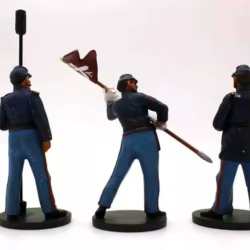 Figura de soldado de la Primera Guerra Mundial para exposición