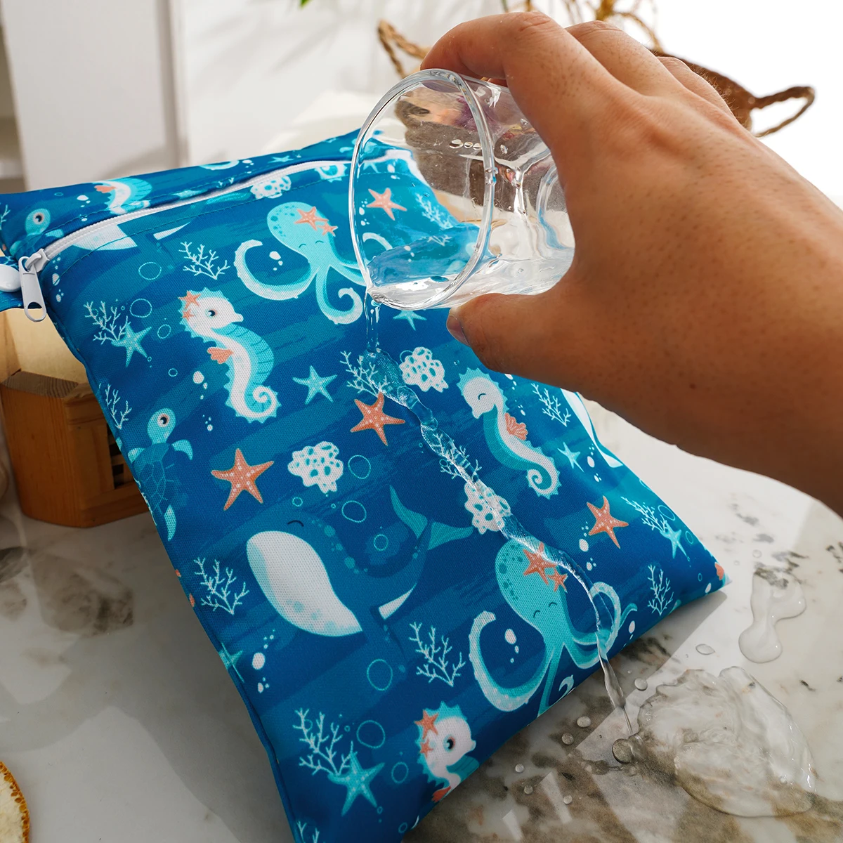 Bolsa húmeda impermeable PUL para pañales - imagen 5