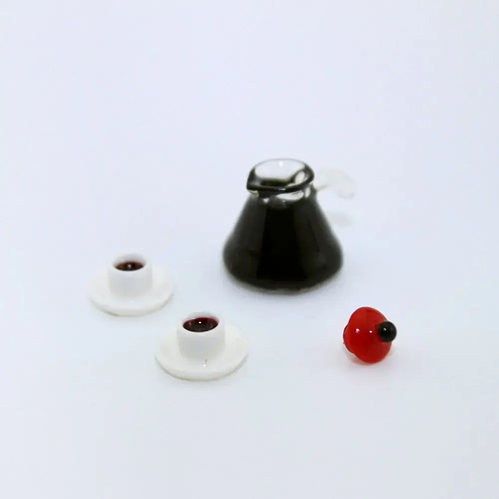 Juego de zumo naranja en miniatura para muñecas - imagen 5