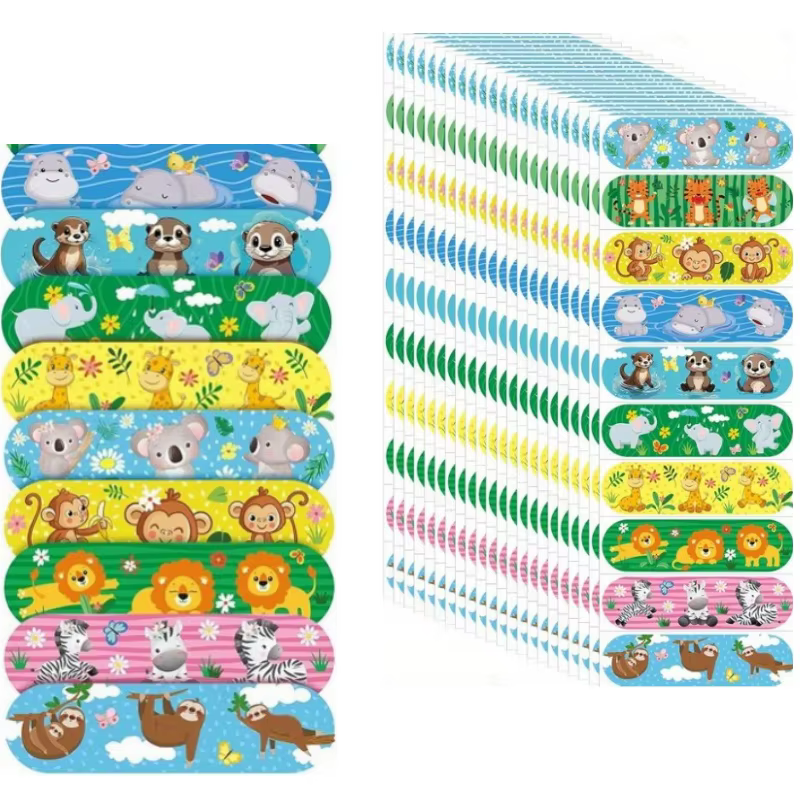 Tiritas con animales para niños – Curitas suaves de primeros auxilios - imagen 2