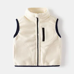 Chaleco polar de invierno para bebés y niños de 1-6 años