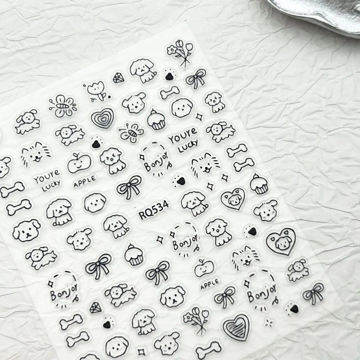 Pegatinas de perros estilo coreano para decorar cuadernos y diarios - imagen 3