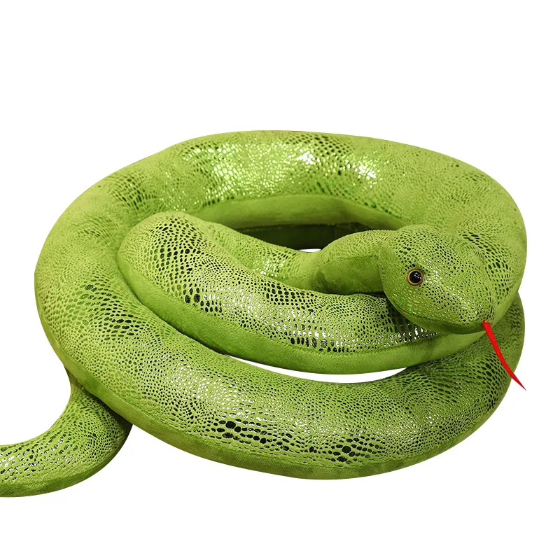 Serpiente de peluche gigante de felpa suave: regalo divertido - imagen 4