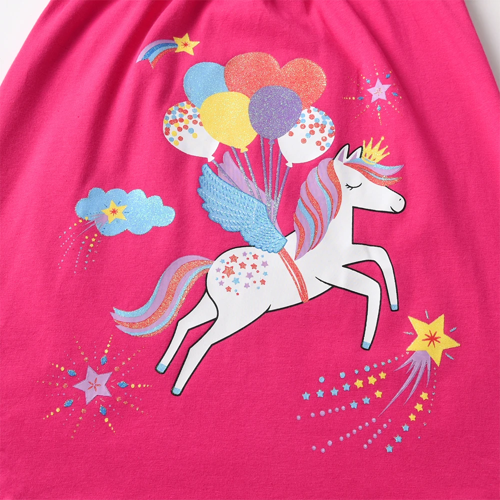 DXTON vestido acampanado infantil de otoño a rayas arcoíris - imagen 5