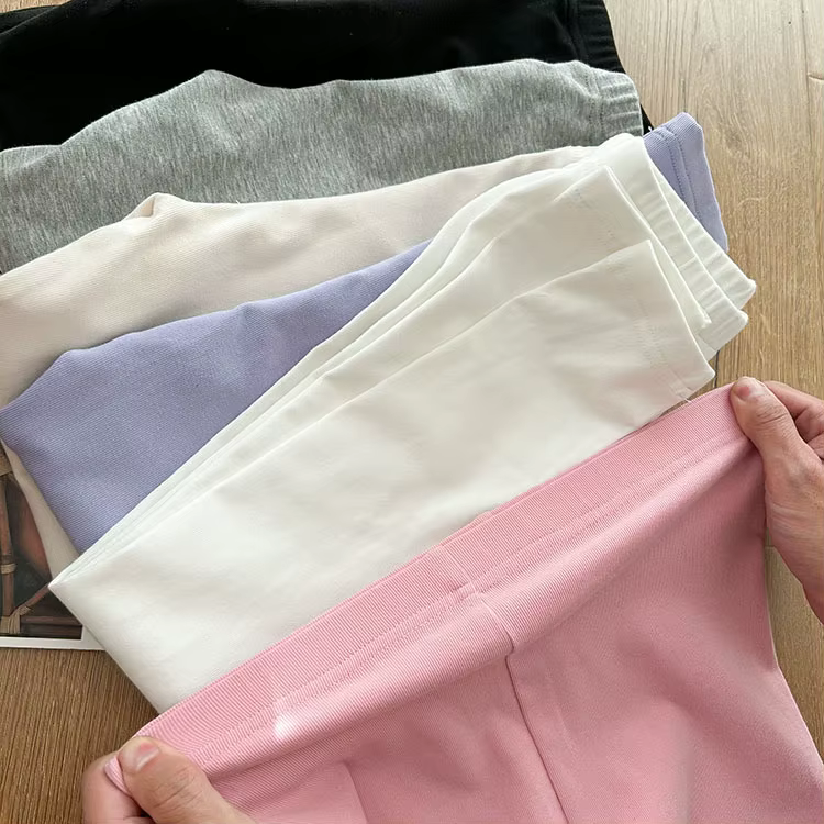 Guía de tallas visual para pantalones de niña