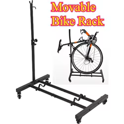 Soporte vertical ajustable para bicicletas de montaña y carretera