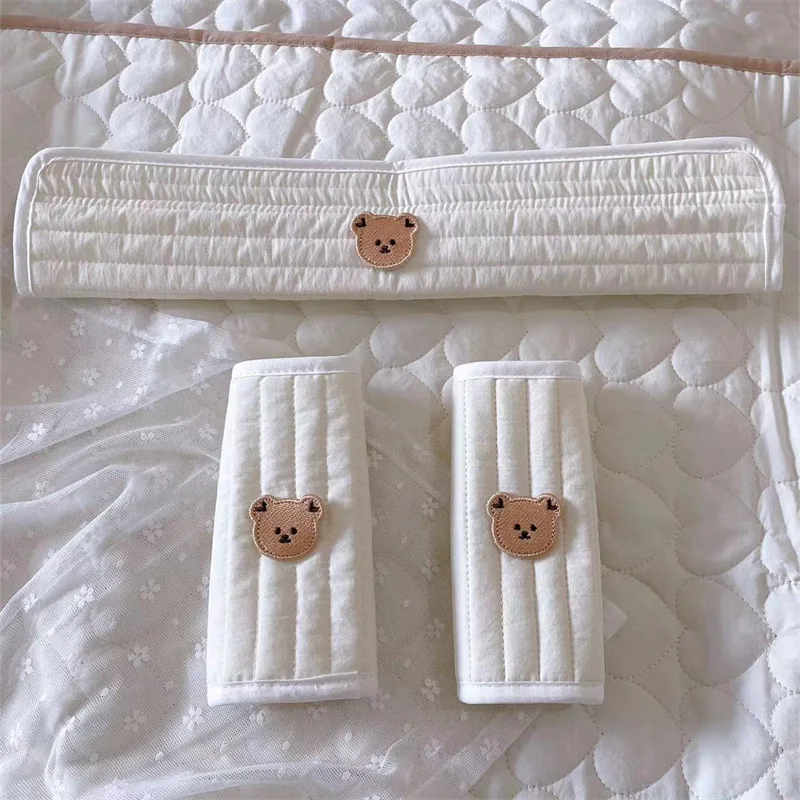 Protector de hombro para cochecito – Funda de algodón para reposabrazos - imagen 5